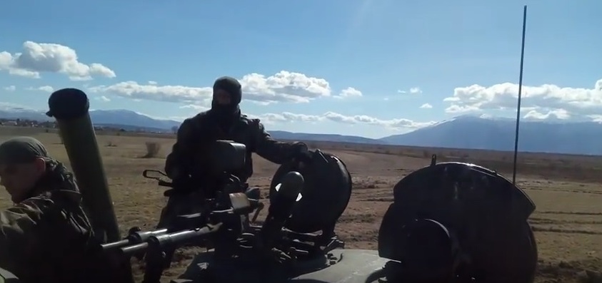 Livno - snimanje filma General vožnja tenkovima 