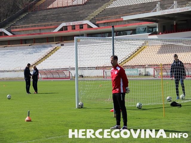 HŠK Zrinjski, trening napor