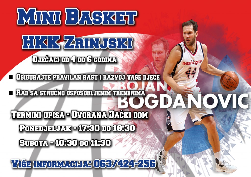 HKK Zrinjski, mini basket, Bojan Bogdanović