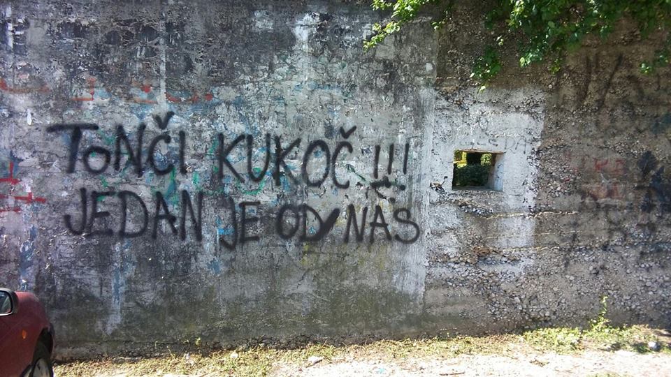 Tonći Kukoč bivši nogometaš, grafit, Stadion HŠK Zrinjski, Stadion HŠK Zrinjski, Tonći Kukoč , Tonći Kukoč , Stadion HŠK Zrinjski, Tonći Kukoč bivši nogometaš, Stadion HŠK Zrinjski, Tonći Kukoč bivši nogometaš, HŠK Zrinjski, Tonći Kukoč bivši nogometaš, Hajduk, Stadion HŠK Zrinjski