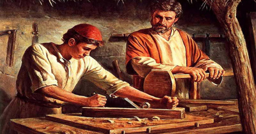 sv. Josip, Sveto pismo, blagdan sv. Josipa Radnika