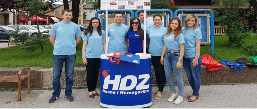 Mladež HDZ-a BiH, akcija čišćenja