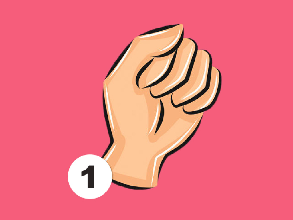 stisak šake , osobnost