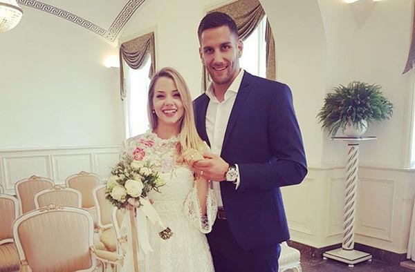 Stipe Mandalinić , vjenčanje, Matea Zelić