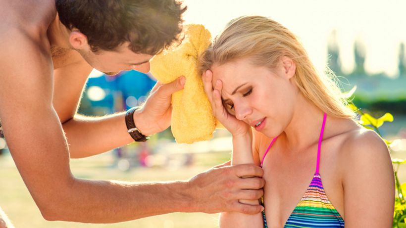 sunčanica, Simptomi sunčanice, sunčanica, sunčanica, simptomi