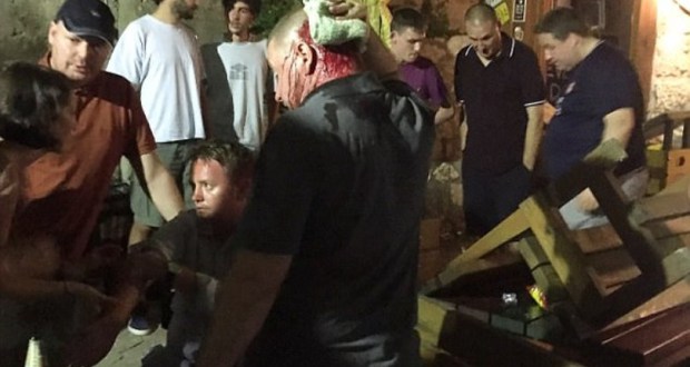 napad, Mostar, napad, navijači, Mostar