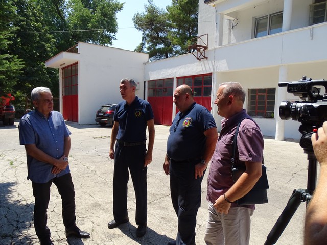 Ljubo Bešlić, vatrogasci, vatrogasna vježba, vatrogasac