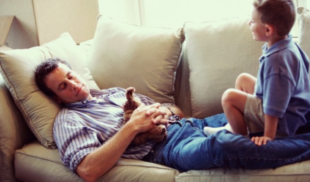 tata, djeca, divljanje