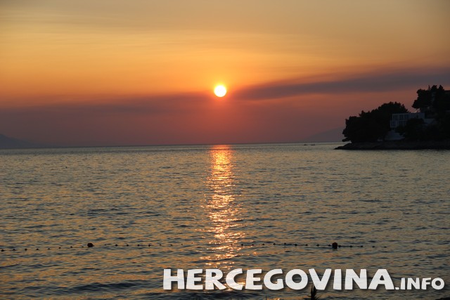 brač, Hvar, zalazak sunca, zalazak