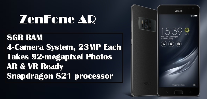 ASUS ZenFone AR, mobilni telefon, pametni telefoni