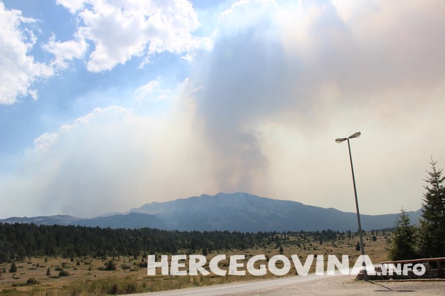 I dalje bjesni veliki požar na Čvrsnici