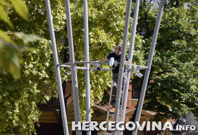 rondo, nadzorne kamere