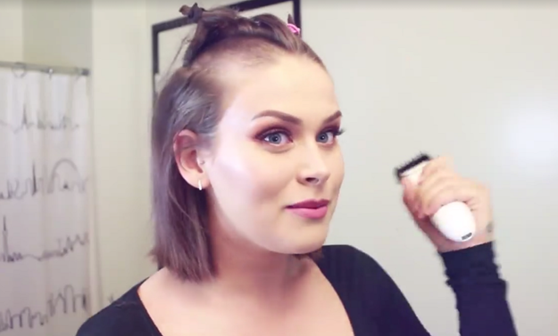 šišanje na nulu, djevojka