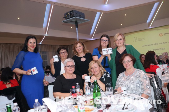 zajednica žena hdz, Dompes , donatorska večer