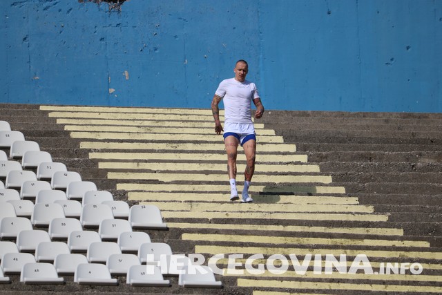 Tonći Kukoč bivši nogometaš, Stadion HŠK Zrinjski