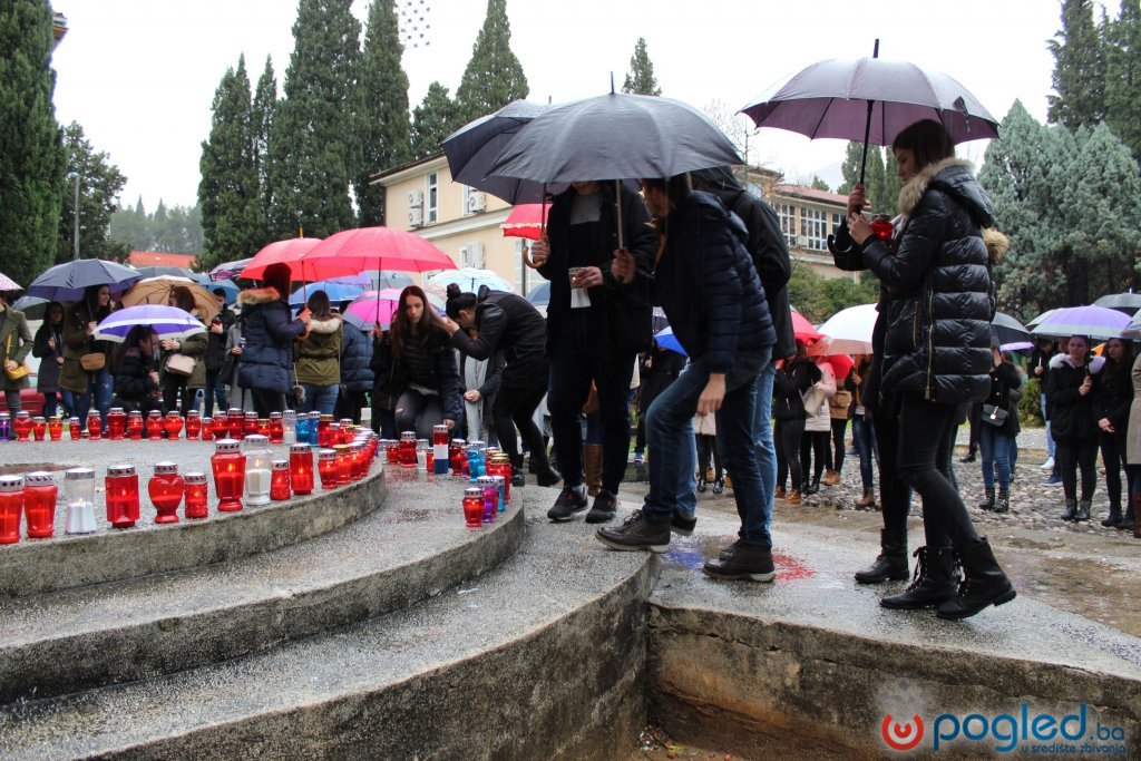 Sveučilište Mostar, svijeće, Slobodan Praljak
