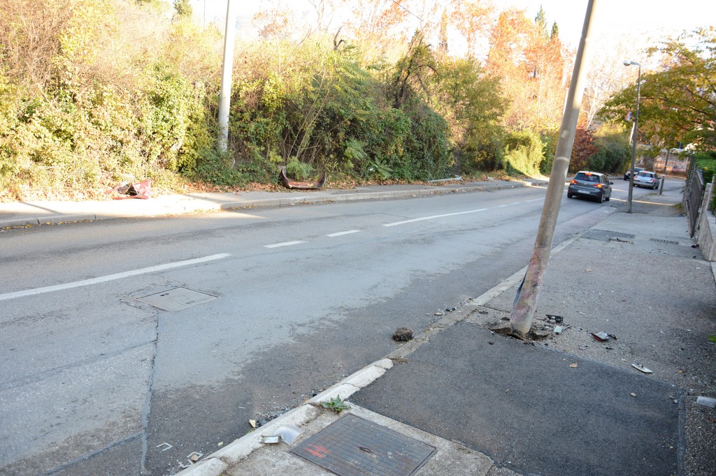 prometne nesreće, Trg hrvatskih velikana, od posljedica prometne nesreće