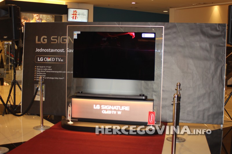 lg signature OLED W7, predstavljanje, Mepas Mall, techno shop