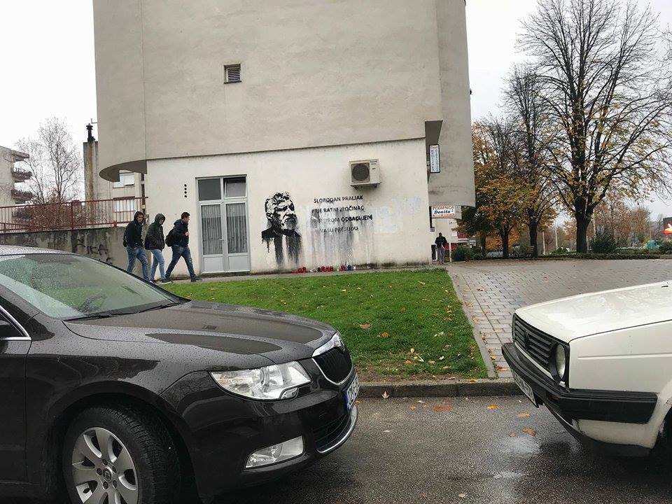 Čapljina, mural, Slobodan Praljak