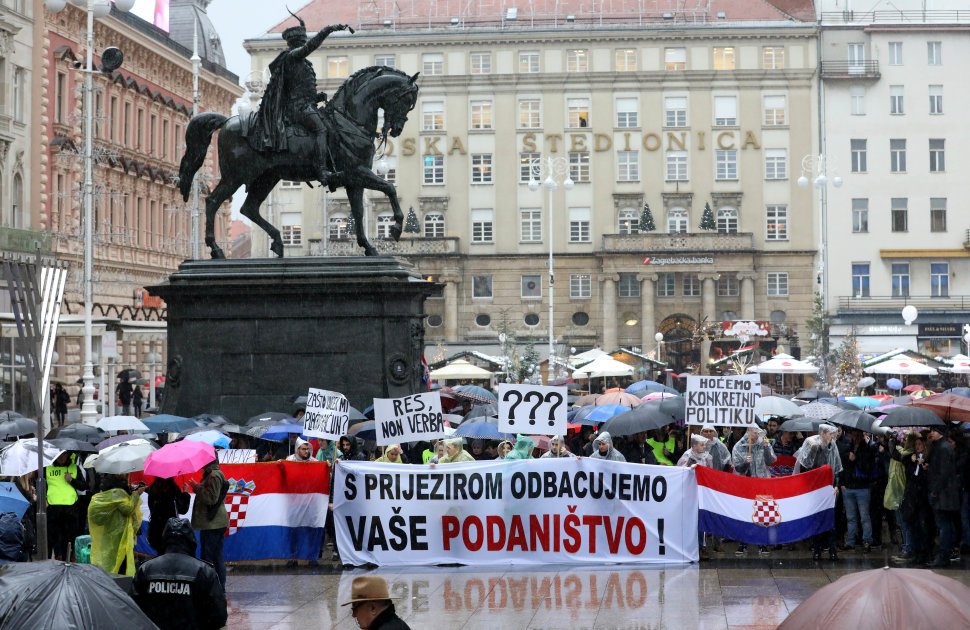 prosvjed, Zagreb