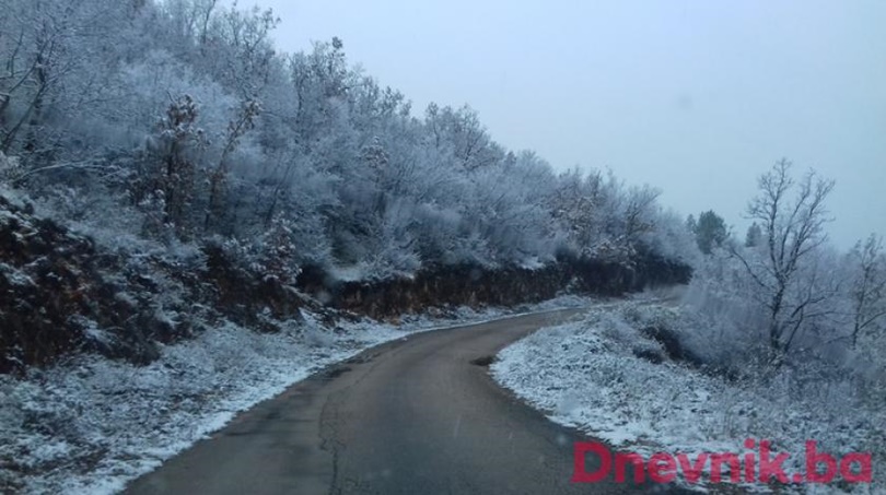 Široki Brijeg, snijeg, kiša, snijeg, stanje na prometnicama, stanje na cestama, stanje na putevima