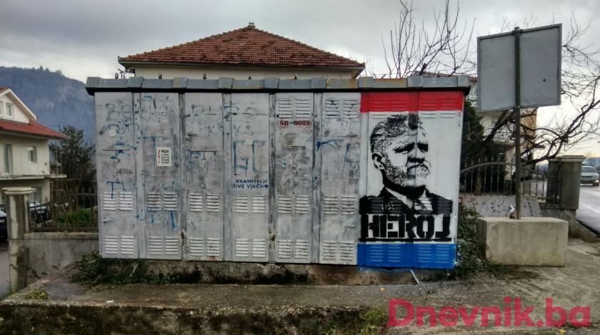 grafiti, grafit, Široki Brijeg, Slobodan Praljak