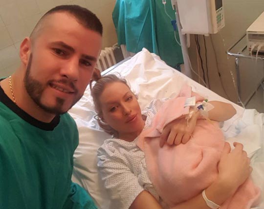 Damir Beljo, rođenje djeteta