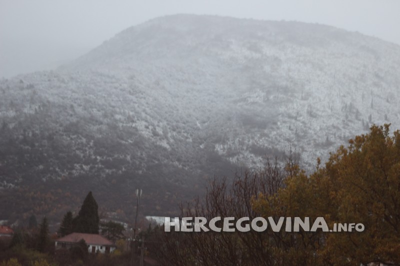 snijeg, Hercegovina, snijeg, prognoza vremena