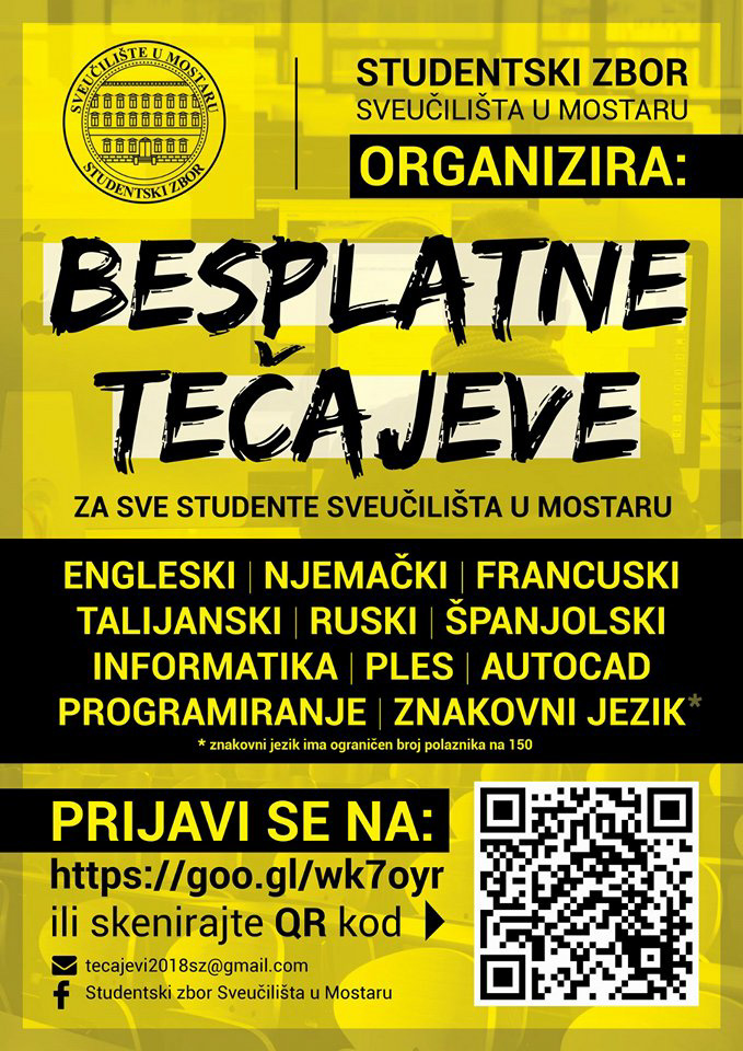 studentski zbor, tečajevi, studentski zbor, tečajevi