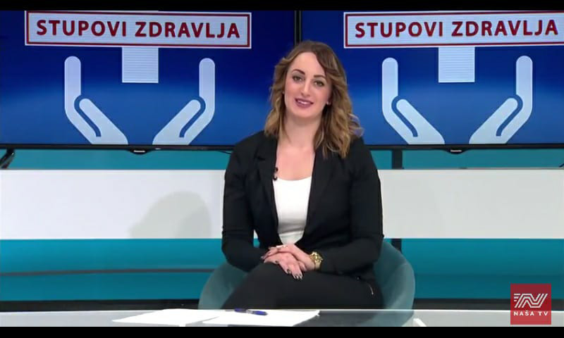 Stupovi zdravlja, rade marušić, naša tv, Stupovi zdravlja, naša tv, Monika Ćubela