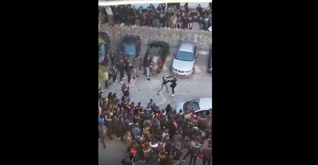 tučnjava, masovna tučnjava