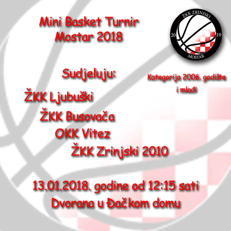 ŽKK Zrinjski 2010, turnir