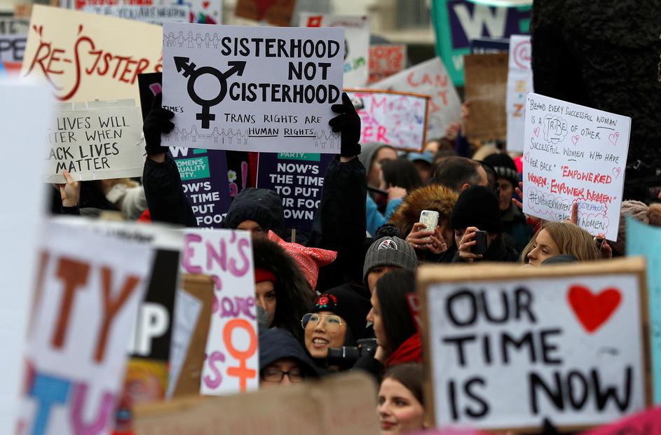 Marš žena u Europi: Stotine prosvjedovale protiv Trumpa  
