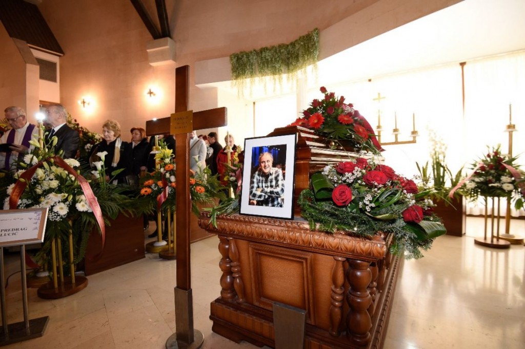 Predrag Lucić, sahrana