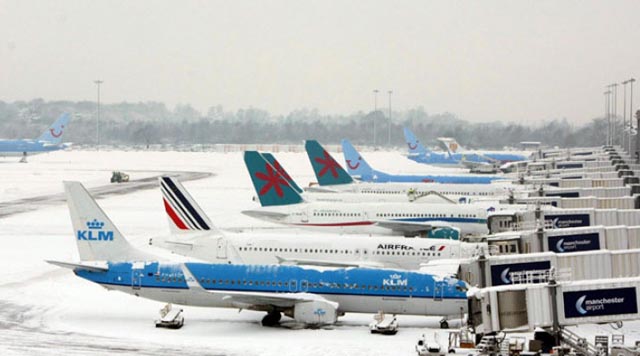 zracna luka pod snijegom