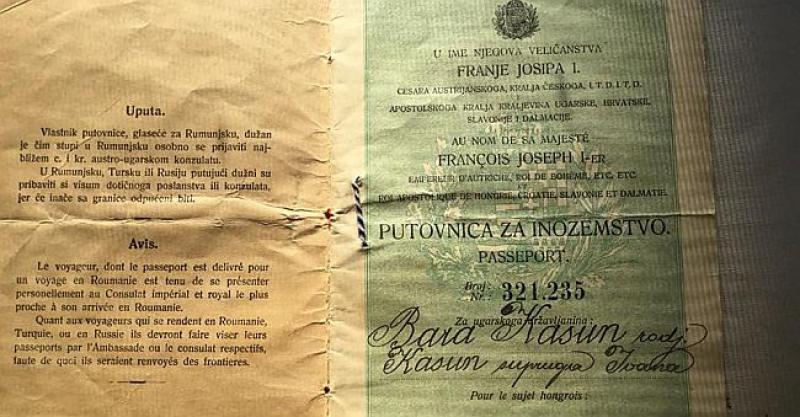  hrvatska putovnica, franjo josip