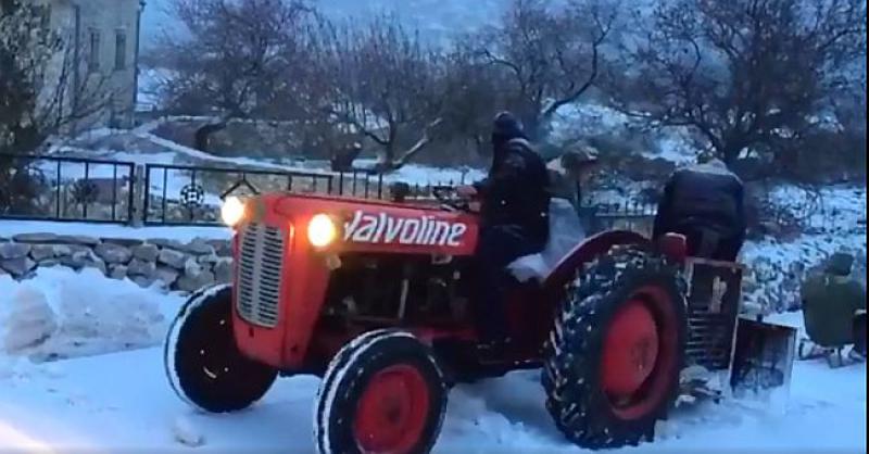 brač, snijeg na Braču