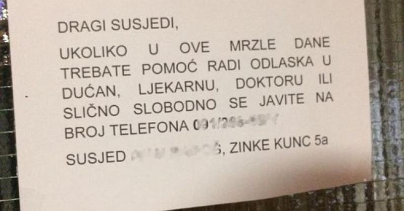 susjedi, poruka svima