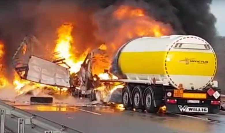 teška prometna nesreća, cisterna