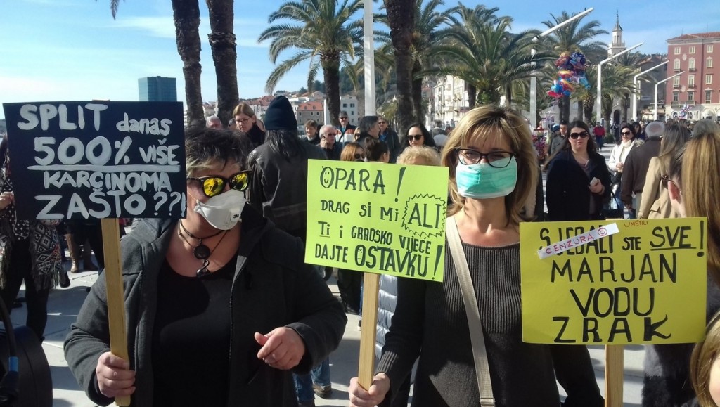 prosvjed, karepovac, Split