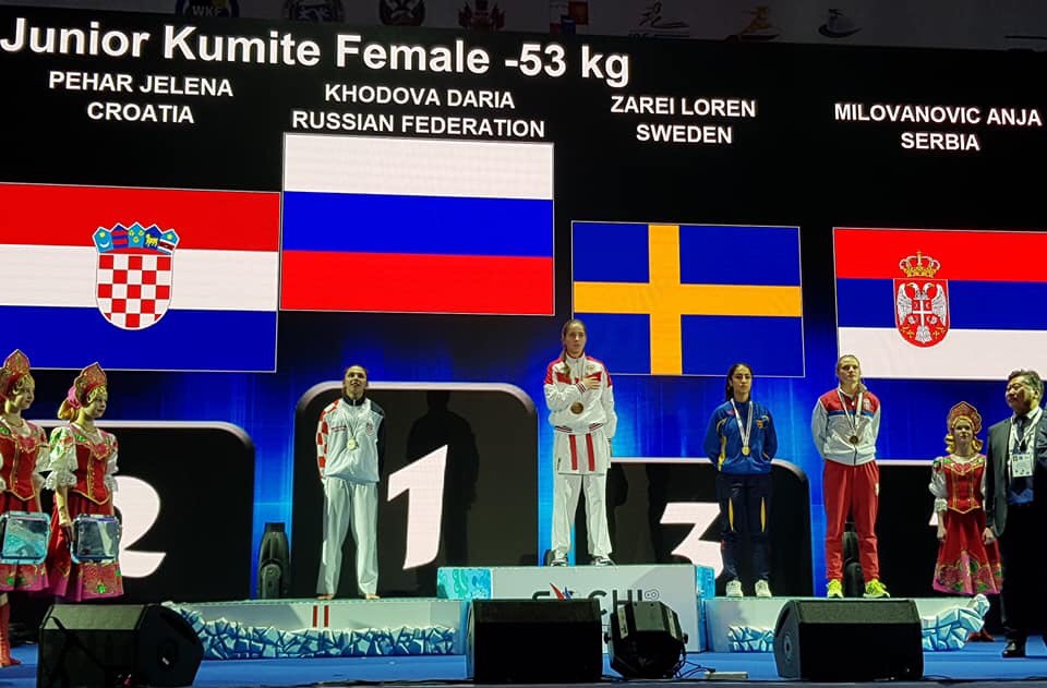 Jelena Pehar, karate