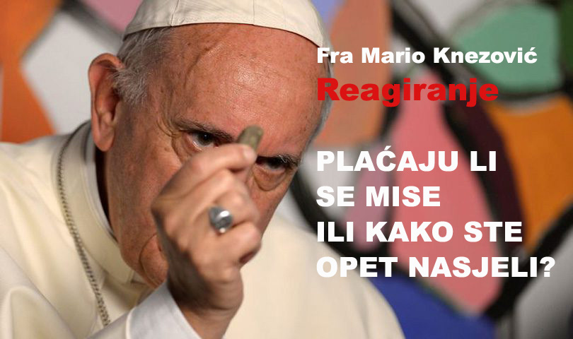 fra Mario Knezović, mise, Svete mise