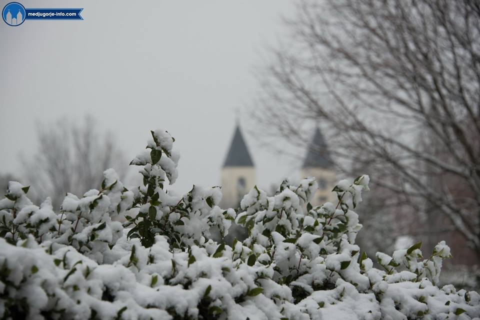 Međugorje, snijeg