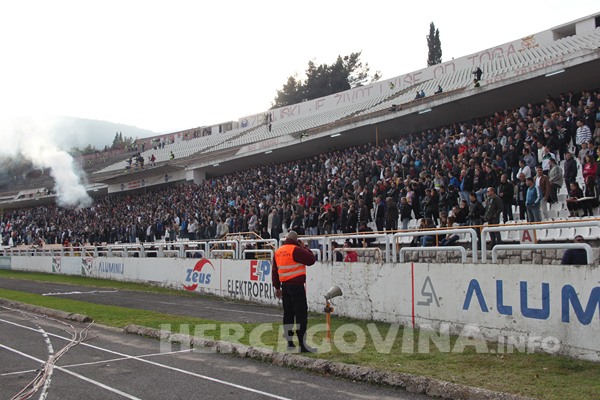 Stadion HŠK Zrinjski, prazne tribine