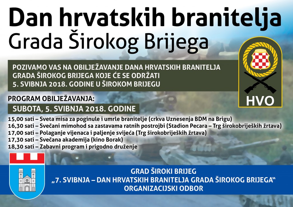 Široki Brijeg, dan branitelja široki