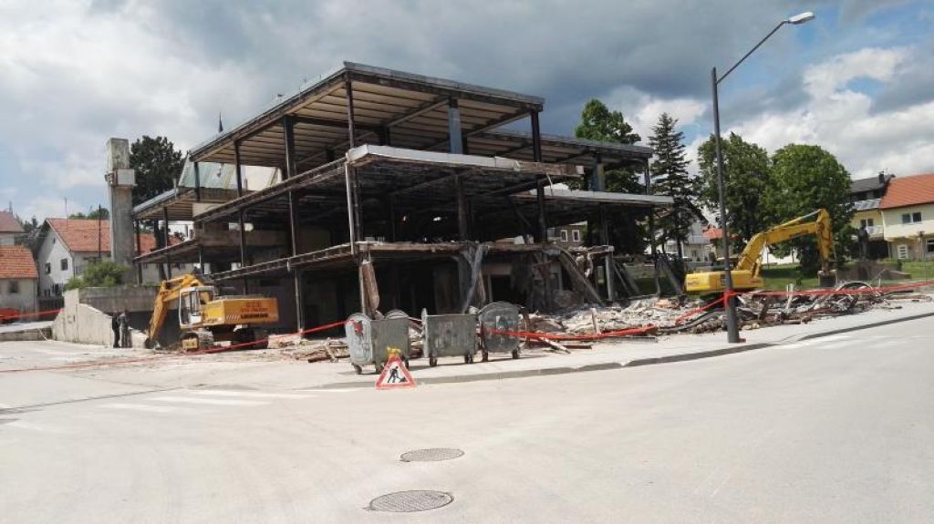 Tomislavgrad, robna kuća, rušenje