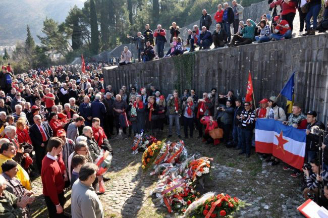Fra Mario Knezović: Partizanska haranga u Mostaru