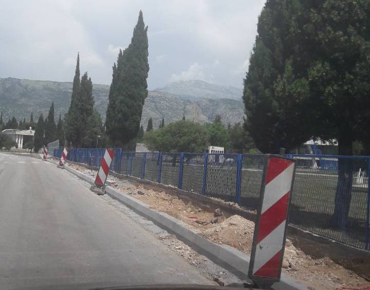 FPMOZ, radovi, kampus rodoč, radovi, cesta, prometna signalizacija, radovi, radovi