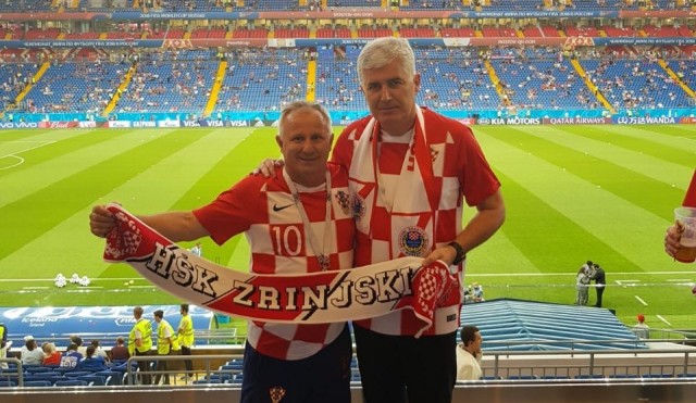 Čović i Modrić sa šalom Zrinjskog uz Vatrene u Rusiji