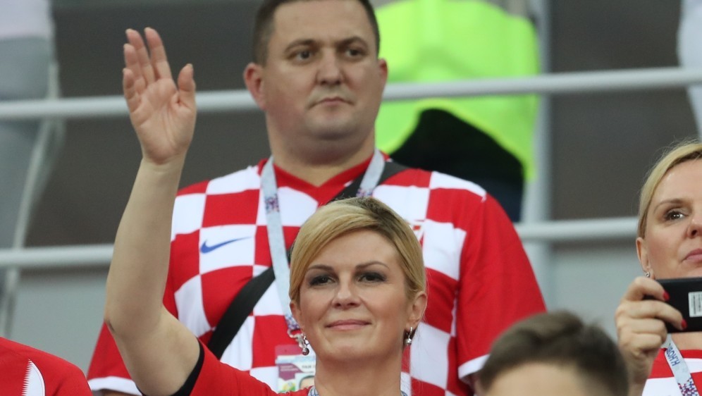 Kolinda Grabar Kitarović, Vladimir Putin, Svjetsko nogometno prvenstvo